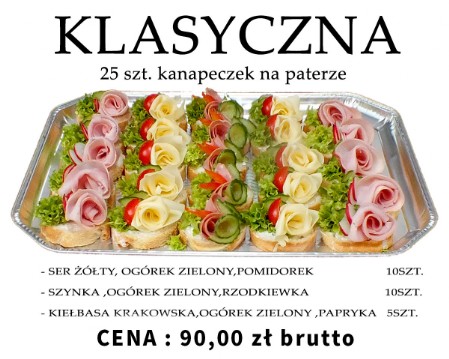 KANAPKI BANKIETOWE PRZYGOTOWANE PRZEZ KANAPKI24 CATERING KRAKOW